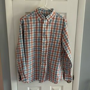Fish Hippie Men’s Blue, Red, and White Checked Shirt